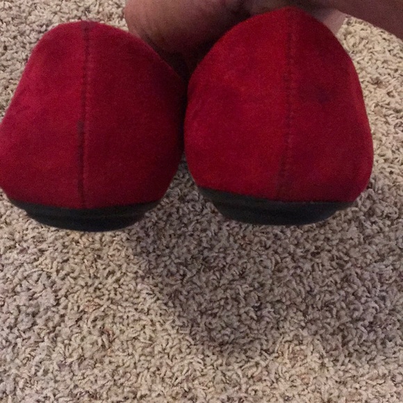 Red ballet flats - Picture 3 of 5
